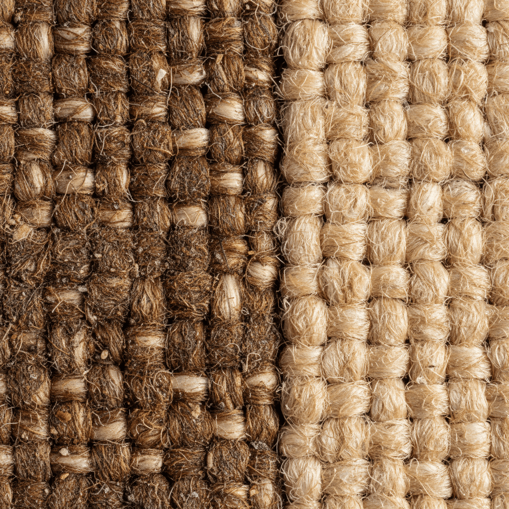 Close-up detail of carpet fibers showing stain removal results
